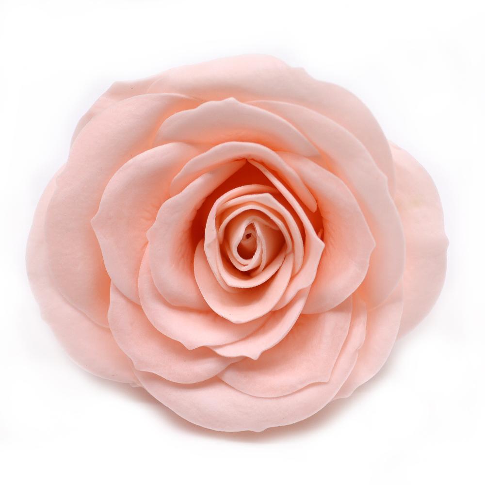 25x Craft Soap Flower - Lrg (7-Layer) Vintage Rose - Edwardian Blush