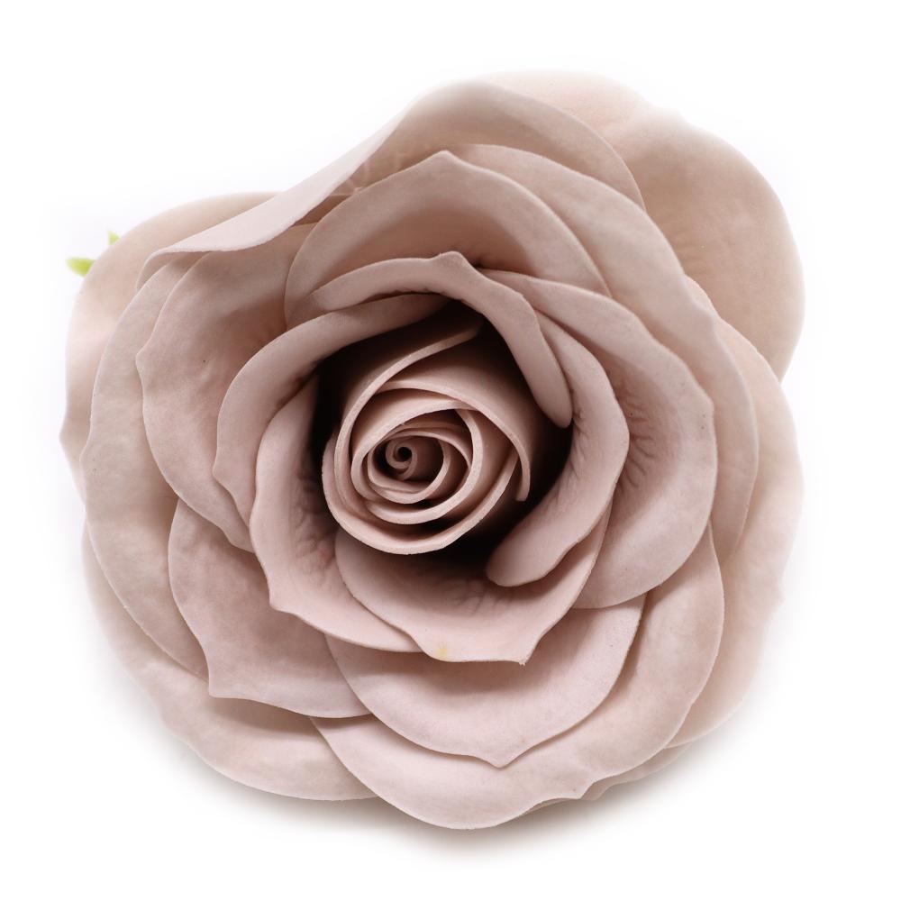 25x Craft Soap Flower - Lrg (7-Layer) Vintage Rose - Somersett Beige