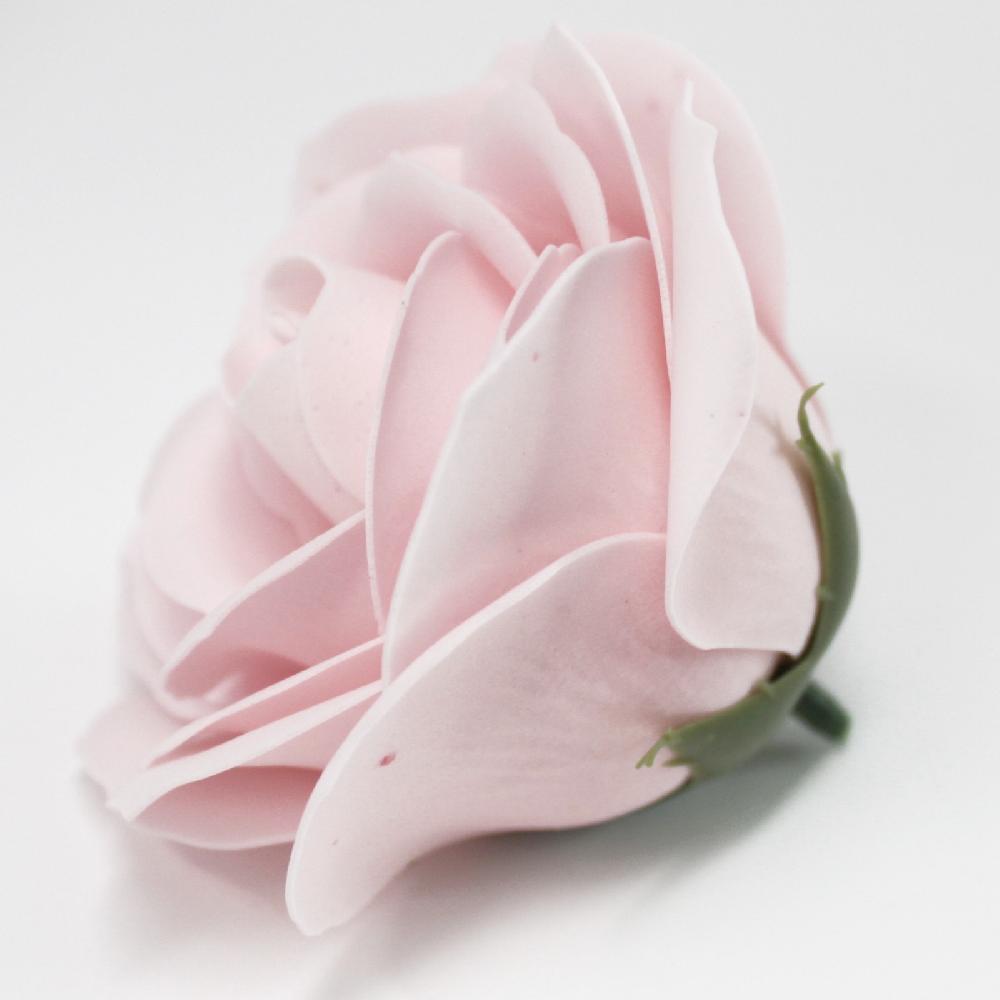 25x Craft Soap Flowers - Lrg Rose - Pink