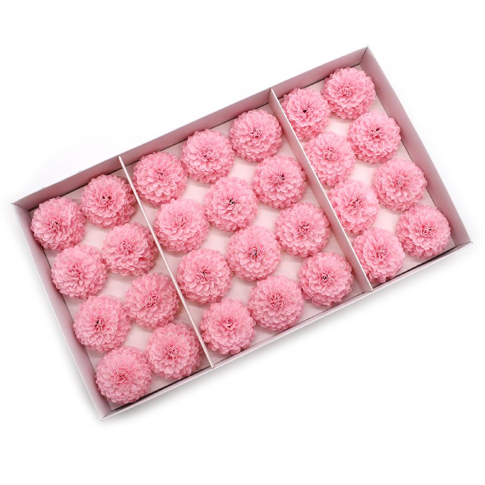 28x Craft Soap Flower - Small Chrysanthemum - Light Pink