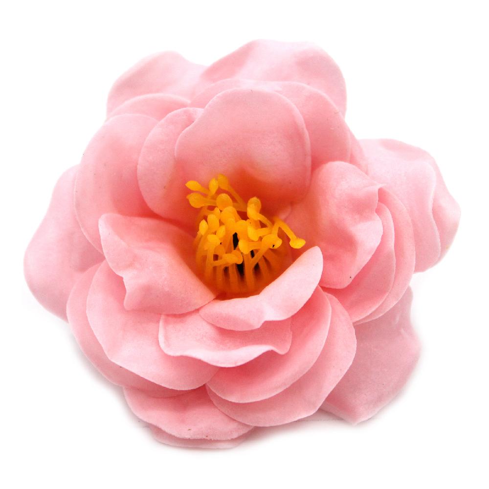 36x Craft Soap Flower - Camellia - Light Pink