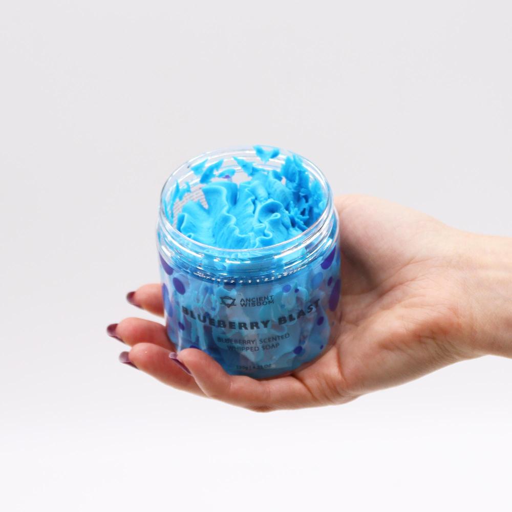 3x Blueberry Blast Whipped Soap 120g