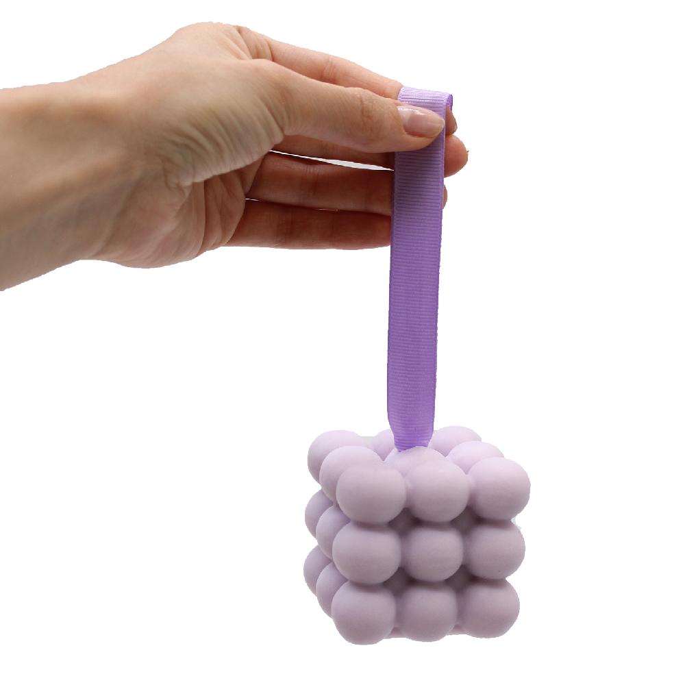 3x Boxed Single Massage Soaps - Lavender & Lilac