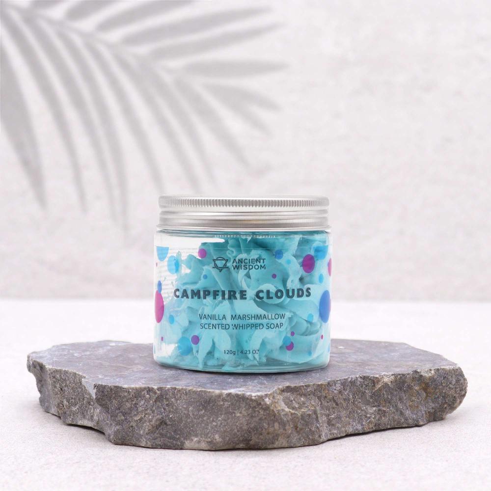3x Campfire Clouds Whipped Soap 120g