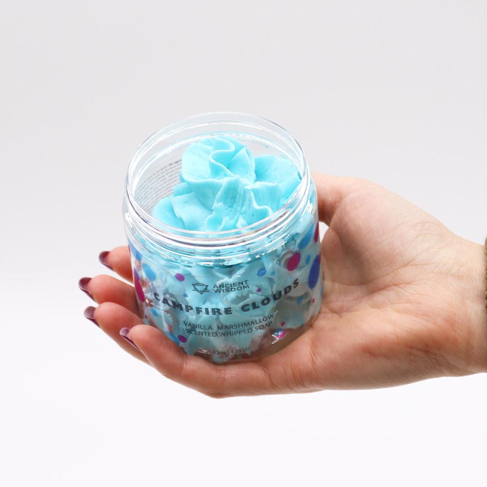 3x Campfire Clouds Whipped Soap 120g