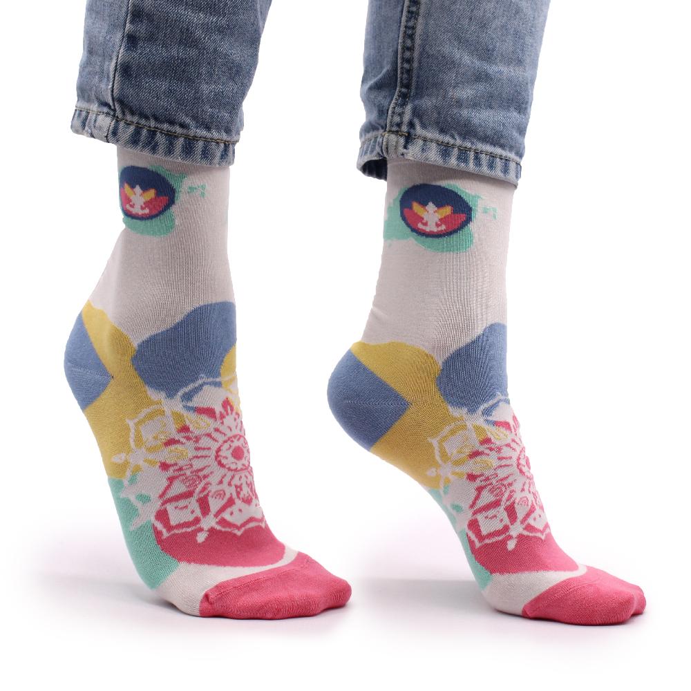 3x Hop Hare Bamboo Socks - Meditation S/M