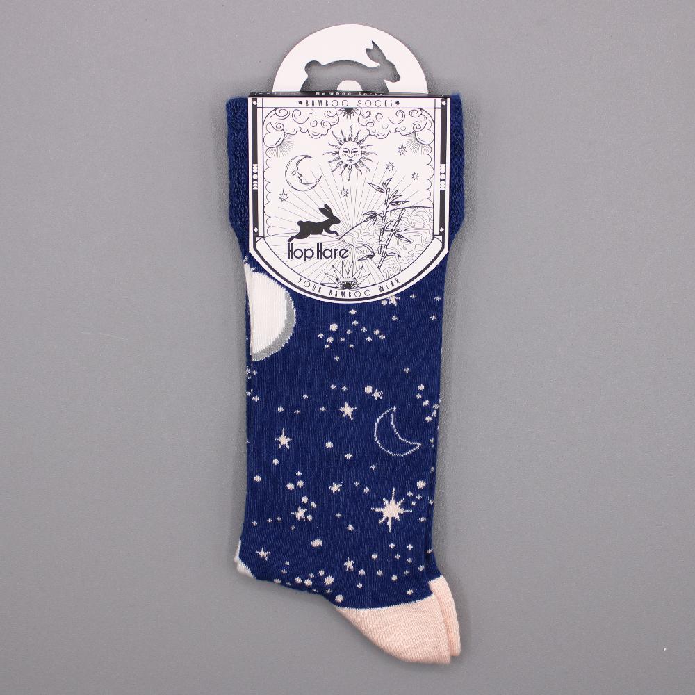3x Hop Hare Bamboo Socks - Moon Walk S/M
