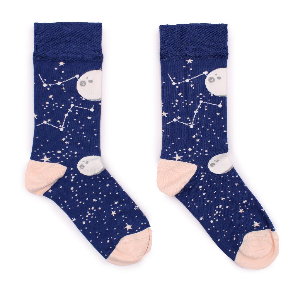 3x Hop Hare Bamboo Socks - Moon Walk S/M