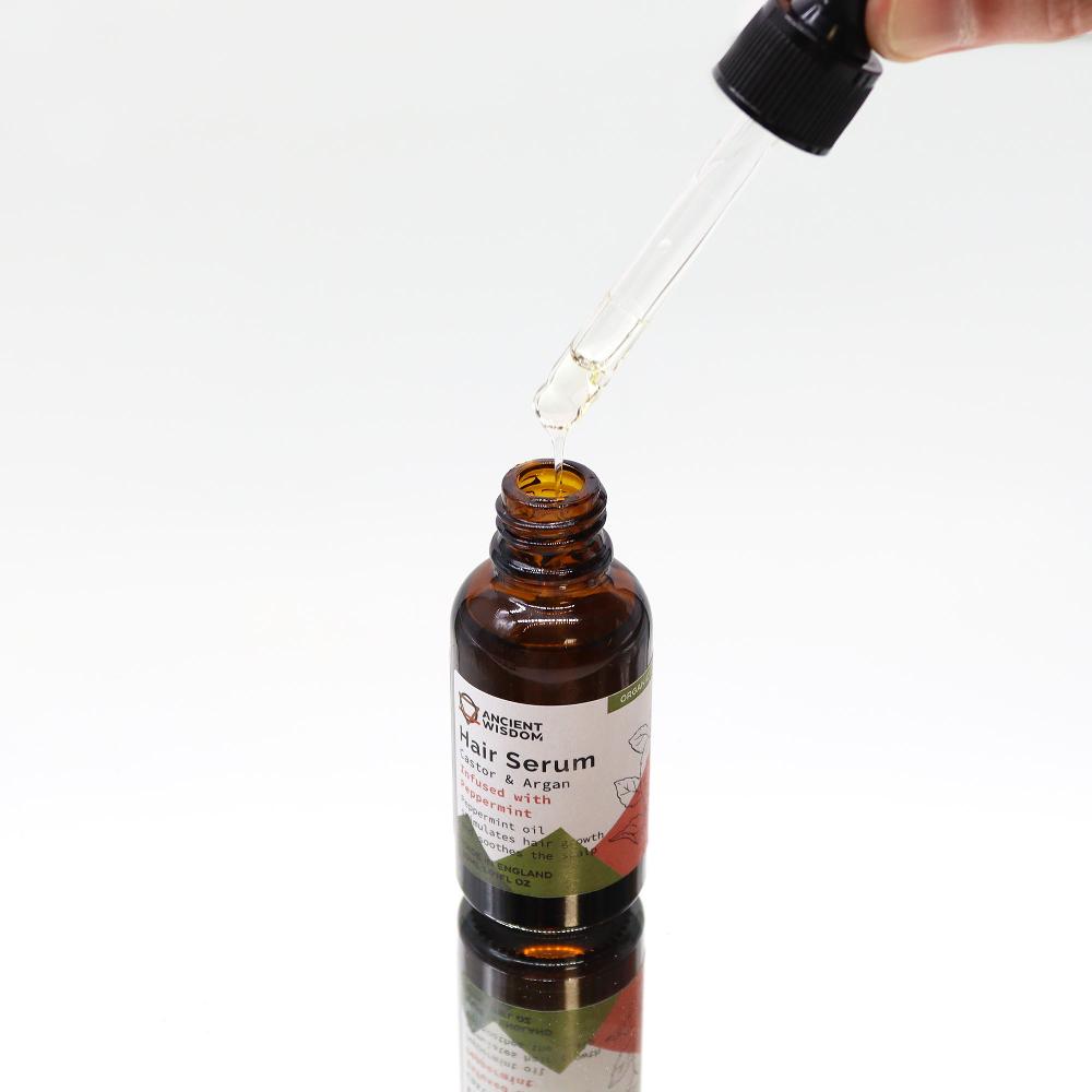3x Organic Hair Serum 30ml - Peppermint