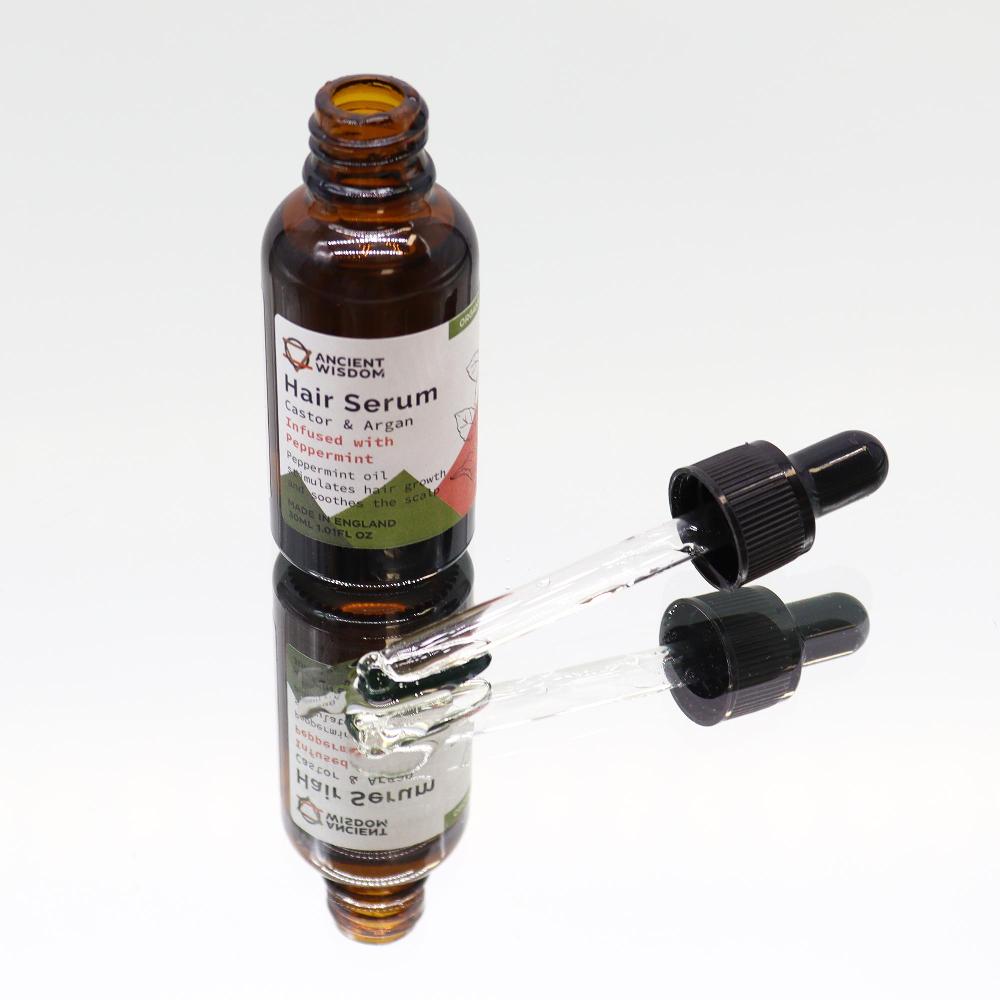 3x Organic Hair Serum 30ml - Peppermint