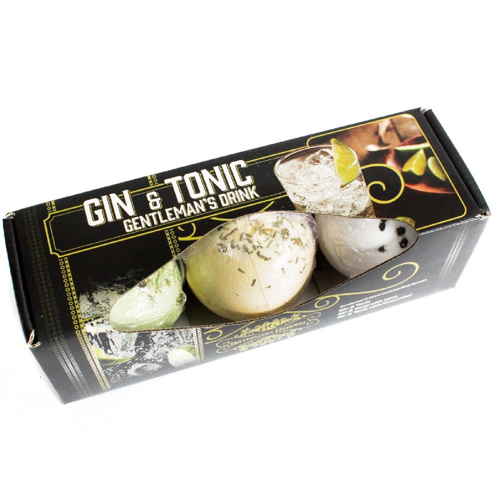 3x Set of Three Gin & Tonic Bath Bombs