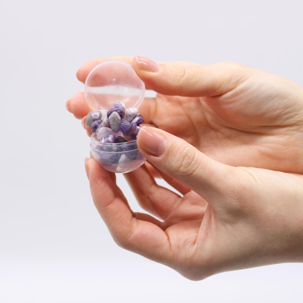 4x Amethyst Crystal Jewellery Bath Bomb