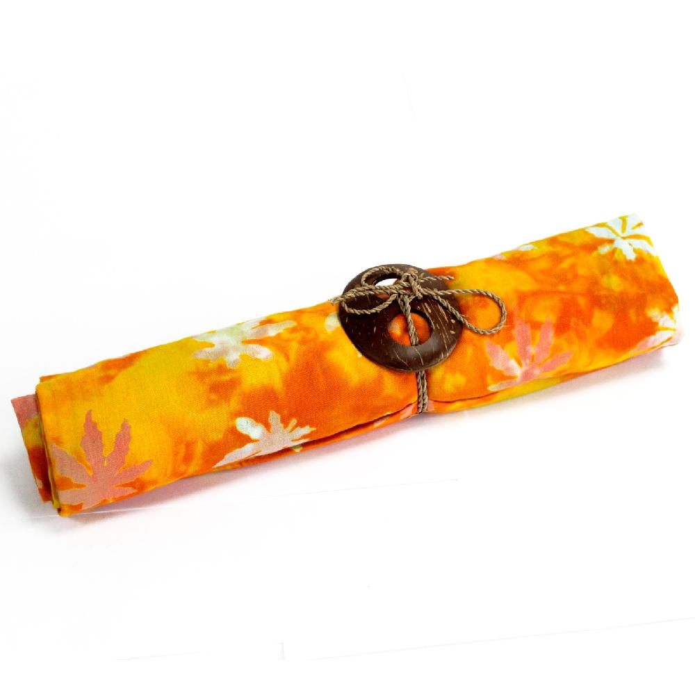 4x Bali Block Print Sarong - Tropical Leaves (4 Assorted Colours)