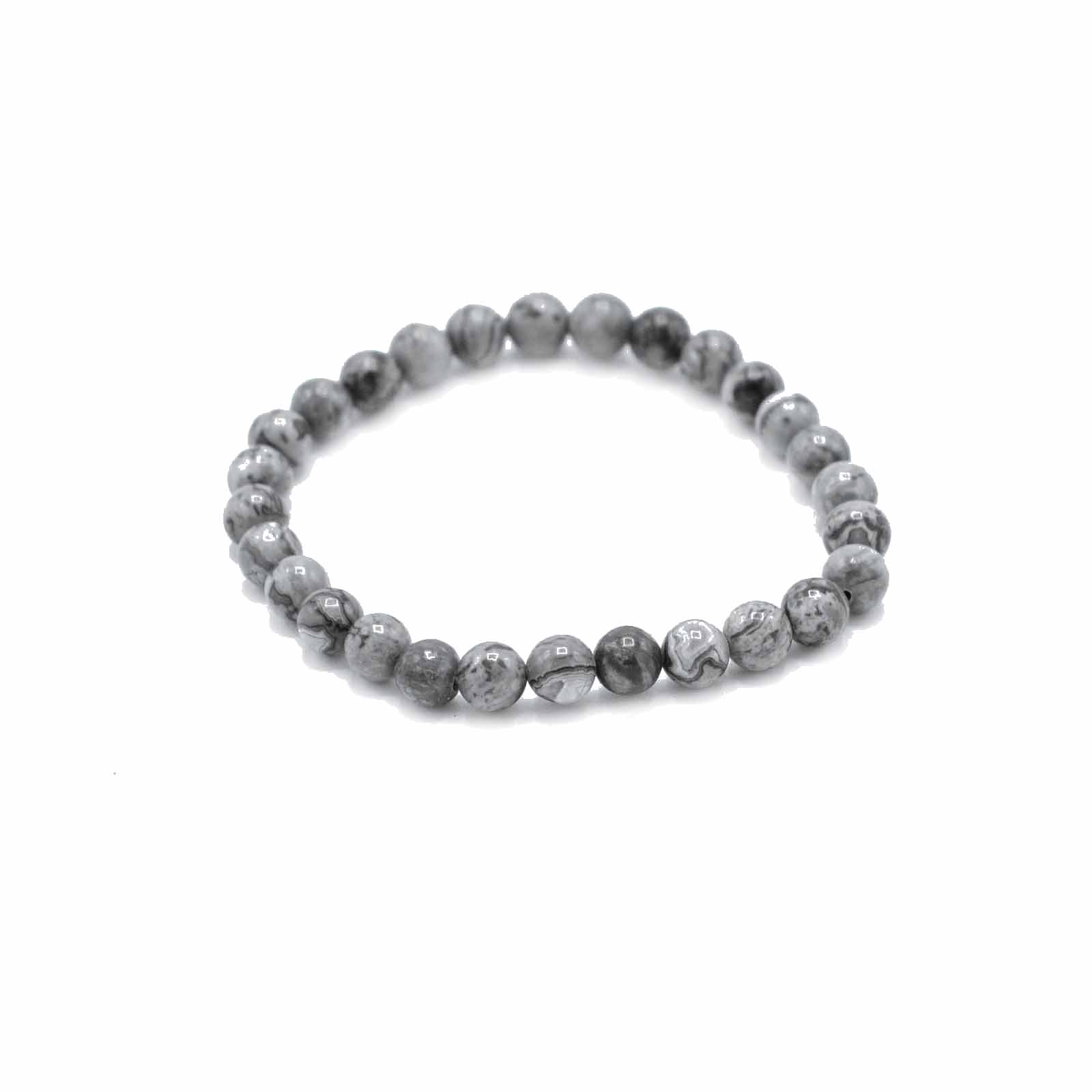 4x Gemstone Manifestation Bracelet - Map Stone - Prosperity