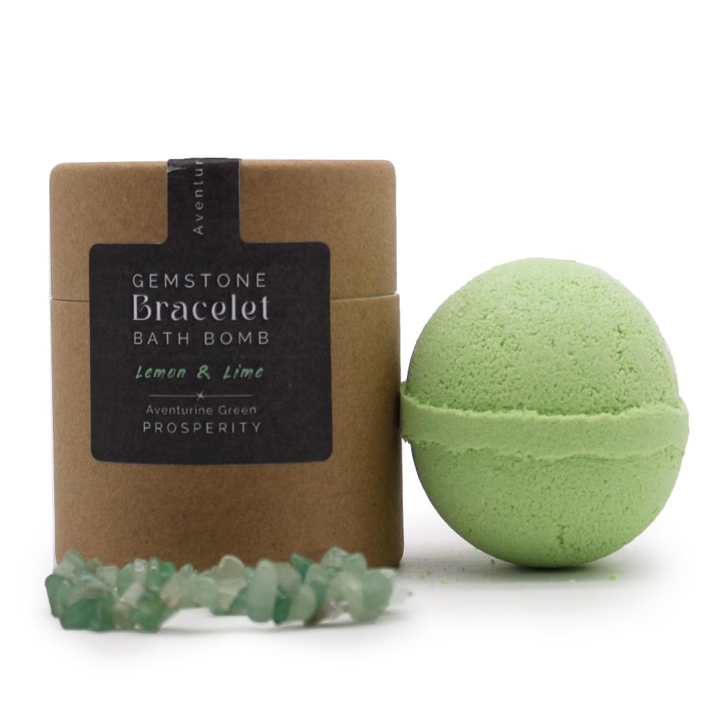 4x Green Aventurine Crystal Jewellery Bath Bomb