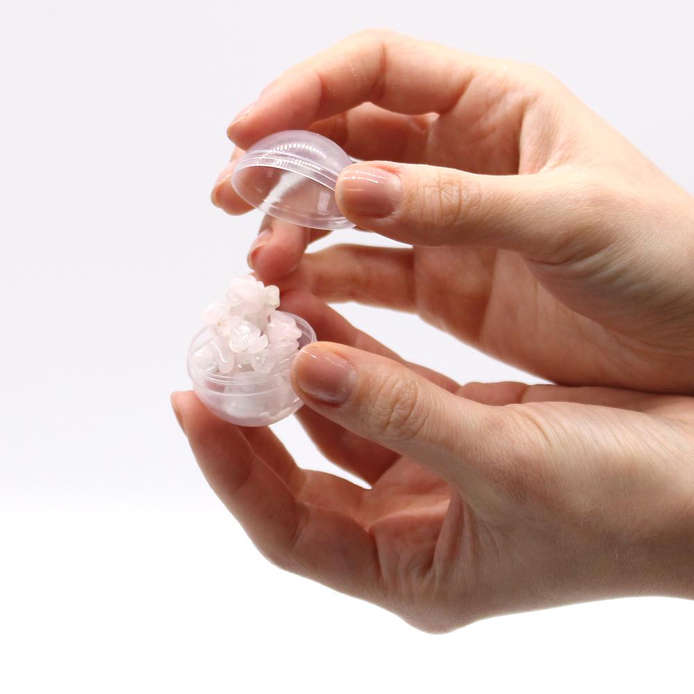 4x Rose Quartz Crystal Jewellery Bath Bomb