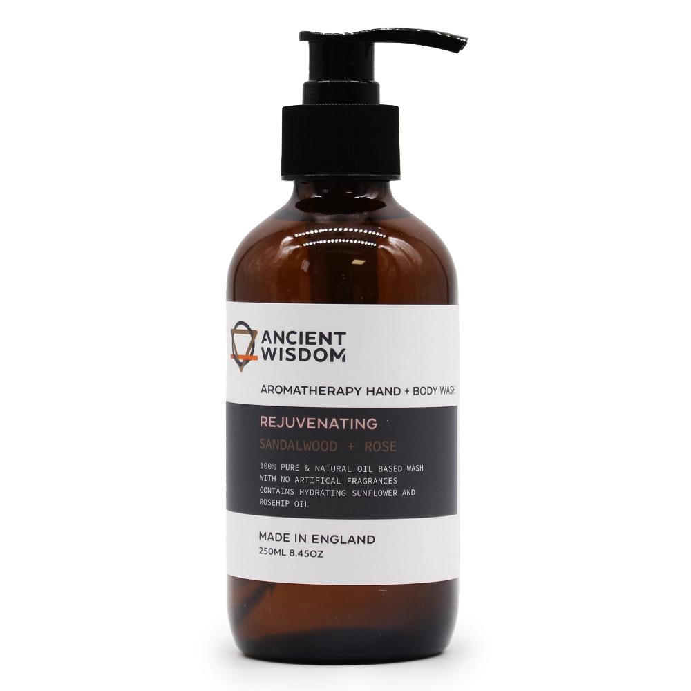 4x Sandalwood & Rose Hand & Body Wash 250ml