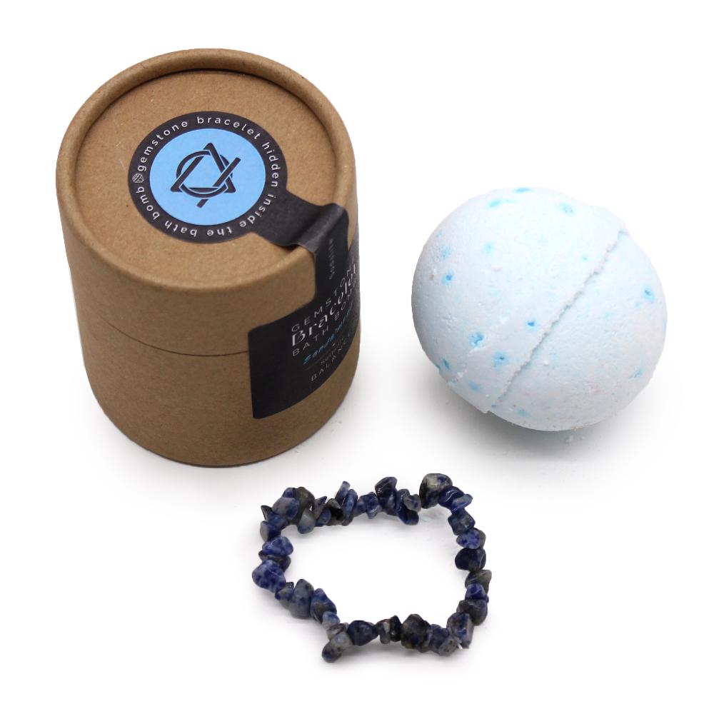 4x Sodalite Crystal Jewellery Bath Bomb