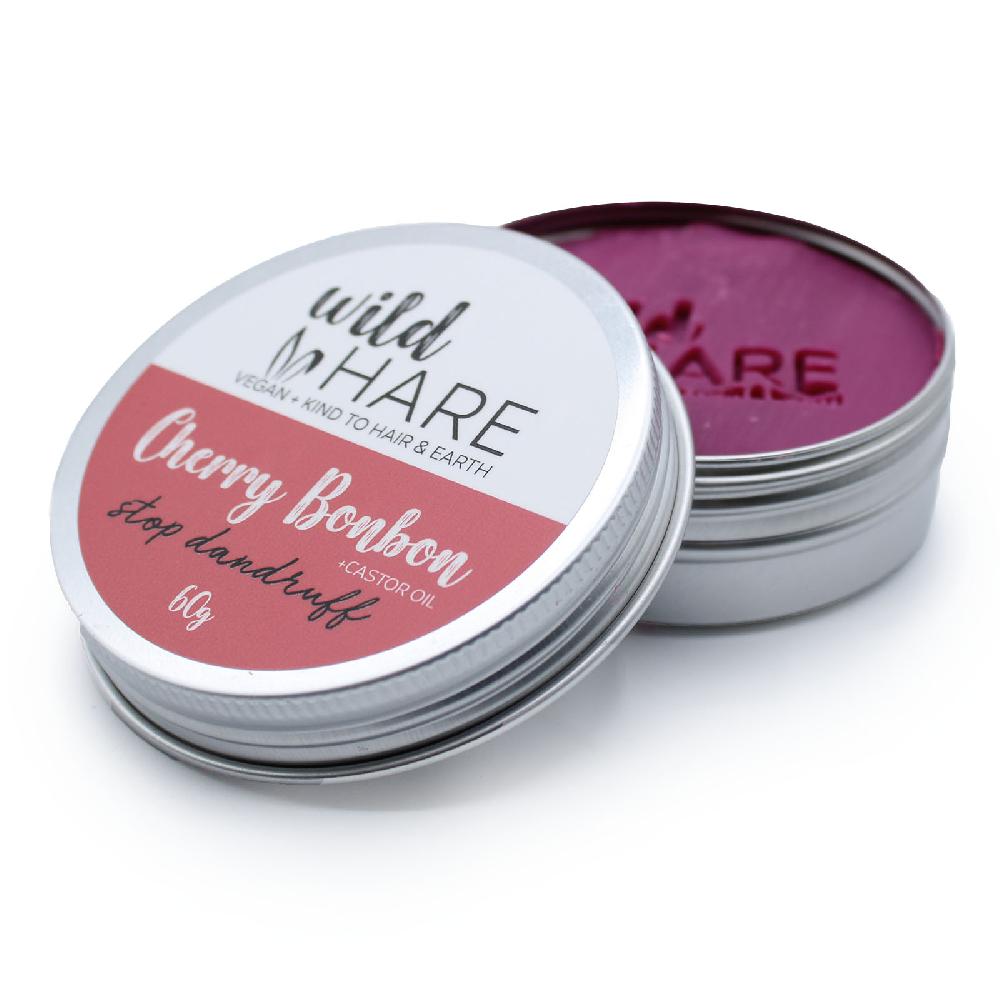 4x Wild Hare Solid Shampoo 60g - Cherry Bonbon