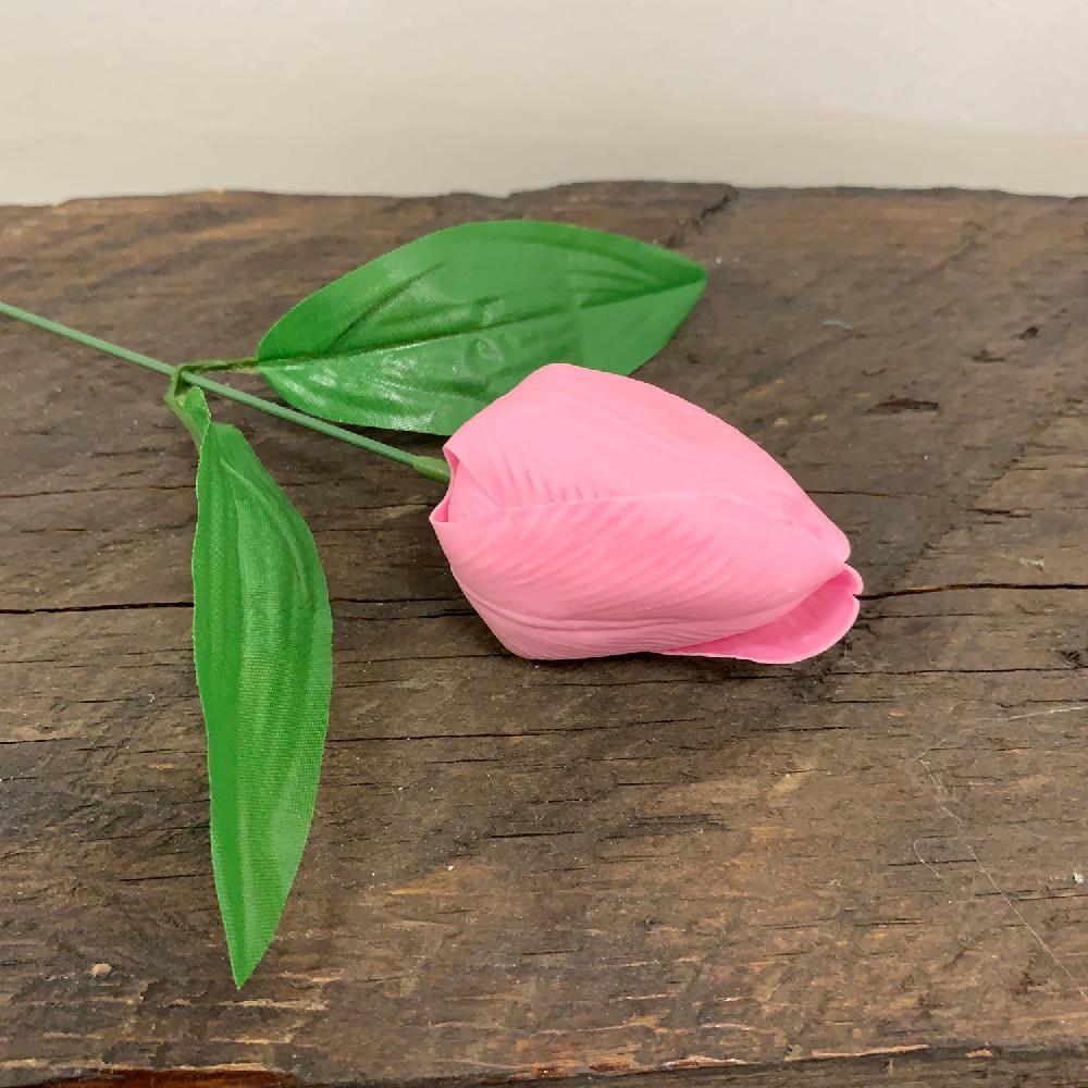 50x Craft Soap Flower - Med Tulip - Pink