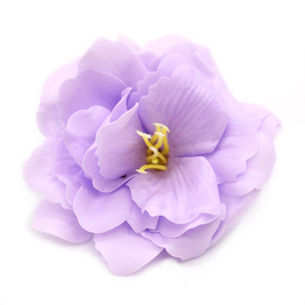 50x Craft Soap Flower - Small Peony - Purple