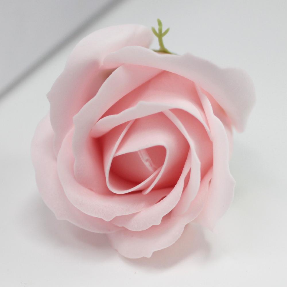 50x Craft Soap Flowers - Med Rose - Pink