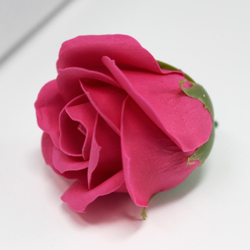 50x Craft Soap Flowers - Med Rose - Rose
