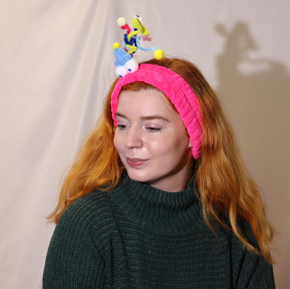 5x Cute Makeup Headbands - Party Monsters (assorted)