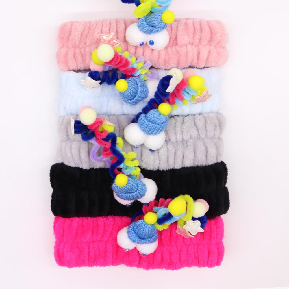 5x Cute Makeup Headbands - Party Monsters (assorted)