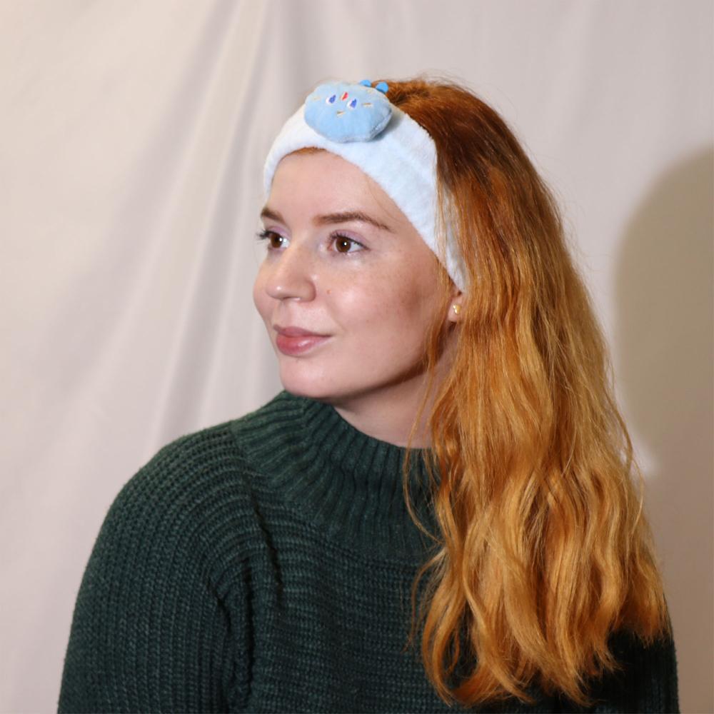 5x Cute Makeup Headbands - Toast & Friends (assorted)