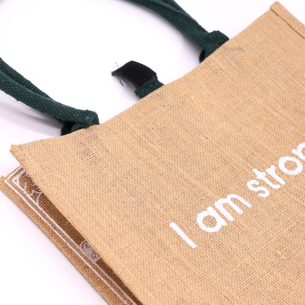 5x Hop Hare Jute Big Bag - I Am Bright