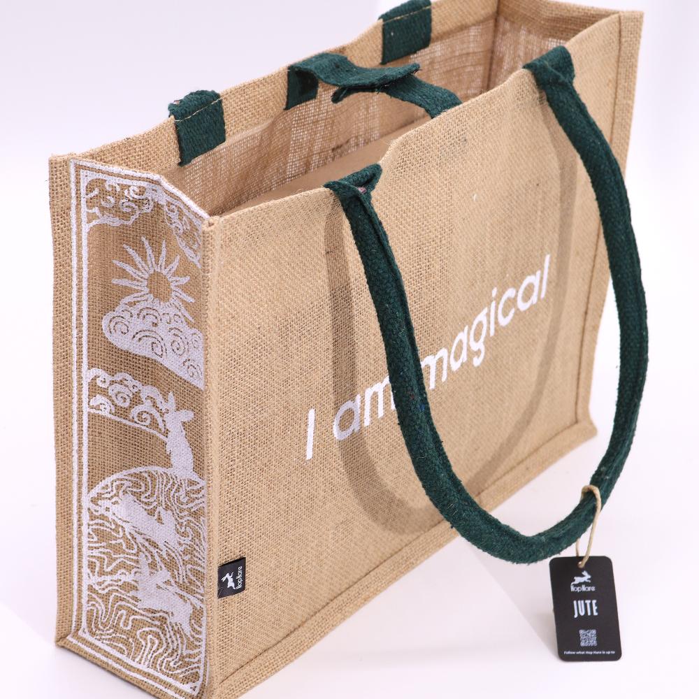 5x Hop Hare Jute Big Bag - I Am Magical