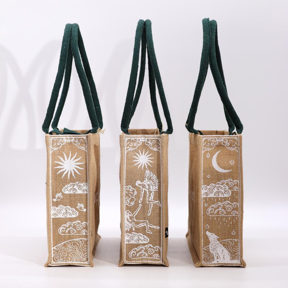 5x Hop Hare Jute Big Bag - I Am Powerful