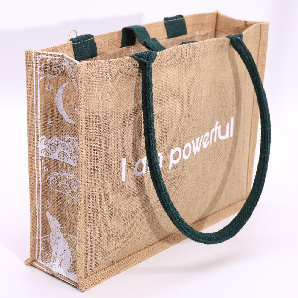 5x Hop Hare Jute Big Bag - I Am Powerful