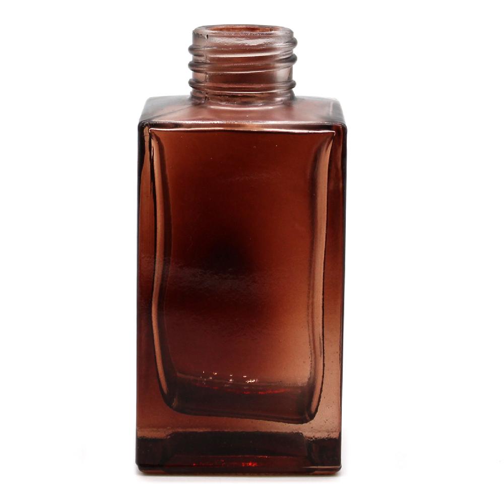 6x 100 ml Square Long Reed Diffuser Bottle - Amber