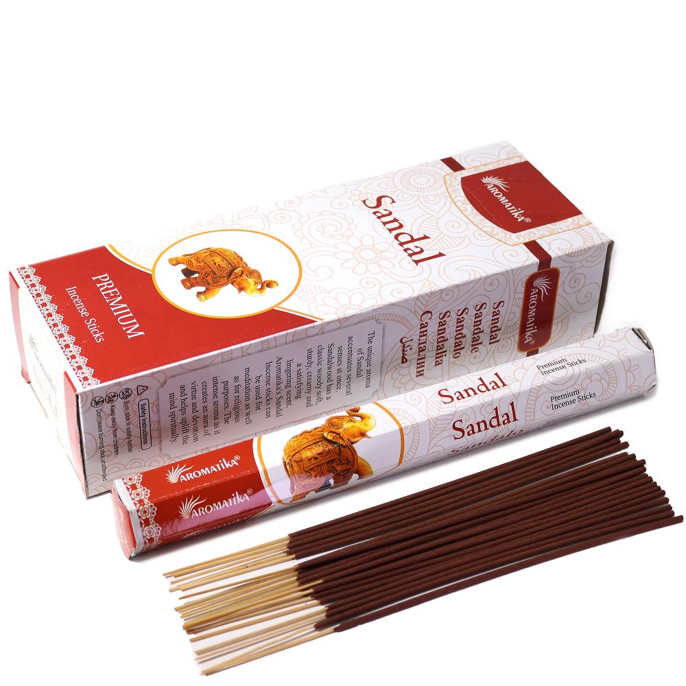 6x Aromatika Charcoal Free Hex Incense - Sandal