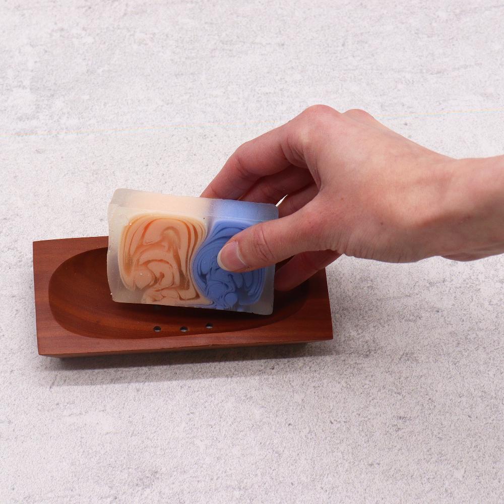 6x Classic Naseberry Soap Dish - Rectangle