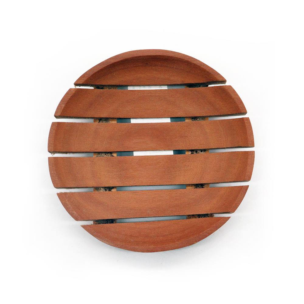 6x Classic Naseberry Soap Dish - Round