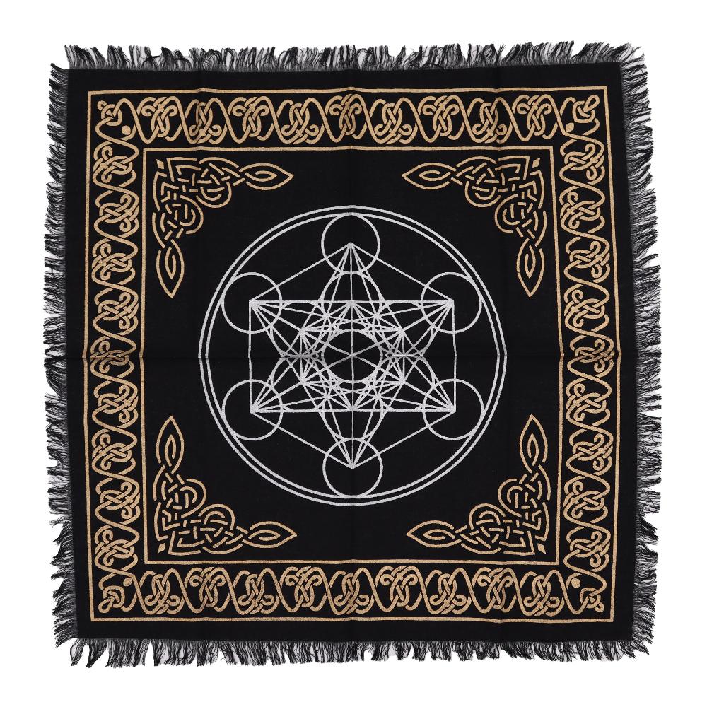 6x Esoteric Fringed Altar Cloth - Chakra Chart