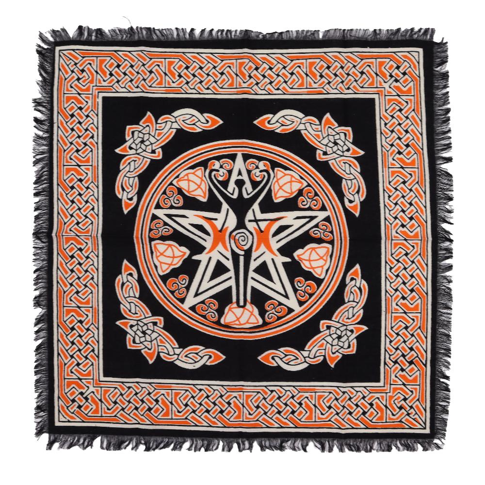 6x Esoteric Fringed Altar Cloth - Earth Mother
