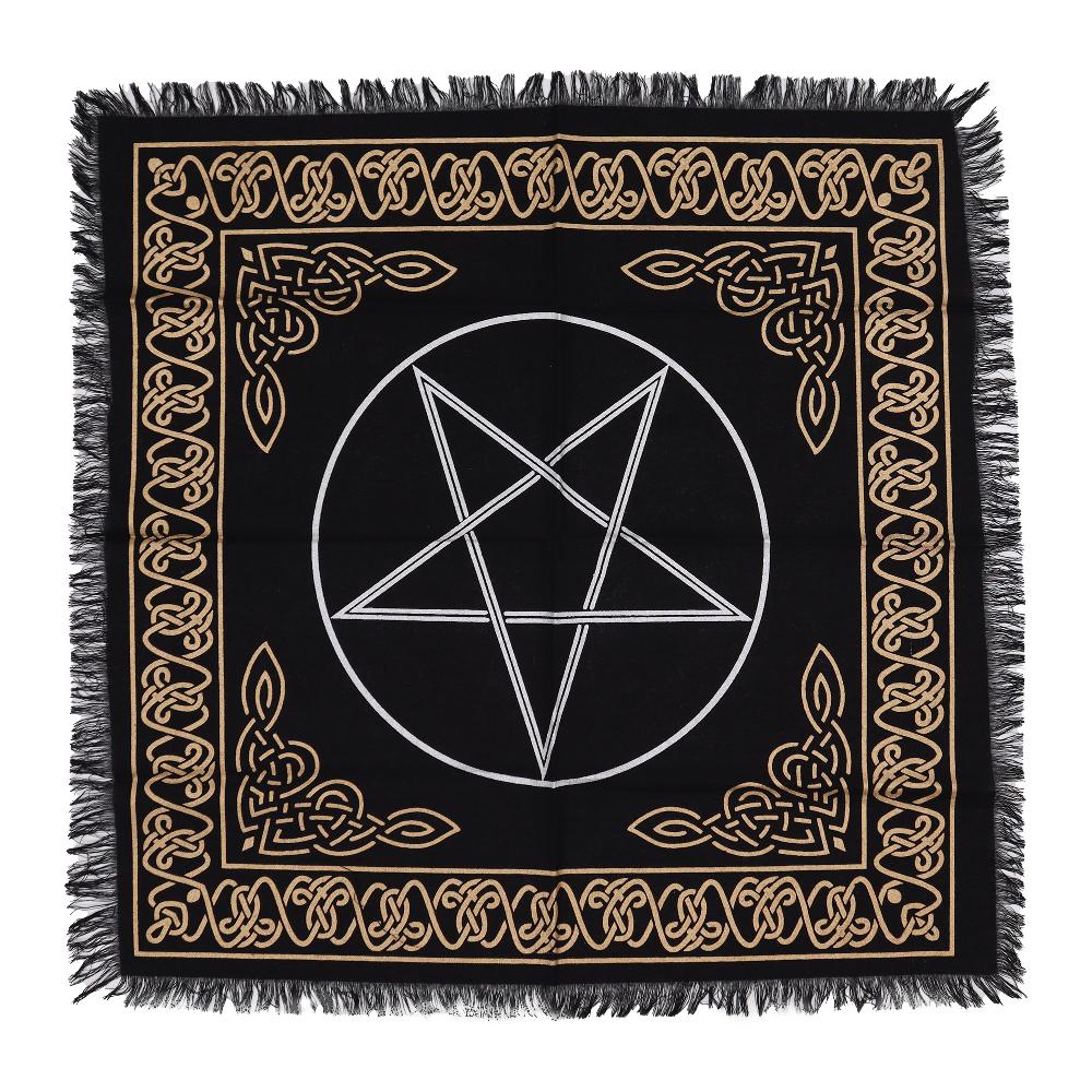 6x Esoteric Fringed Altar Cloth - Pentagon