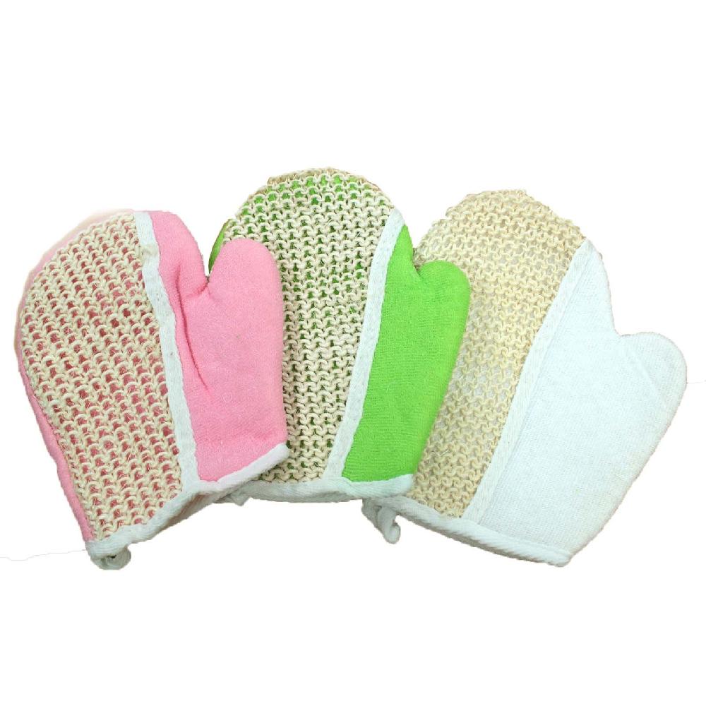 6x Extra Exfoliating Jute Glove- Assorted