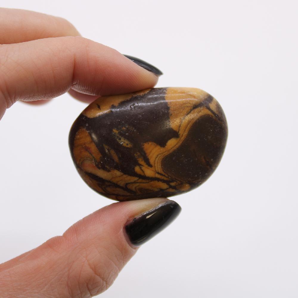 6x Large African Tumble Stone - Picture Nguni