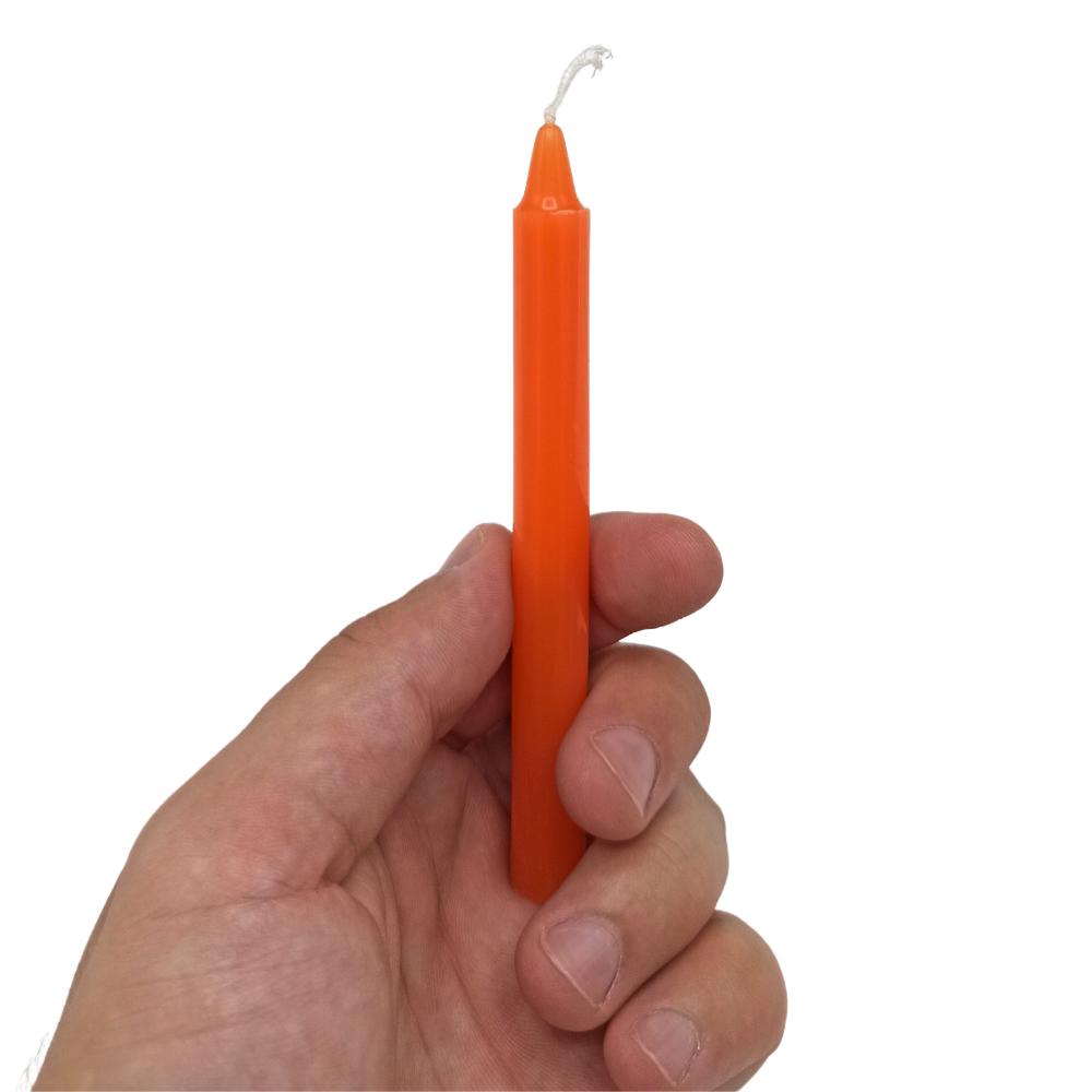 6x Manifest Magic Candles (set Of 12) - Orange - Sacred Chakra