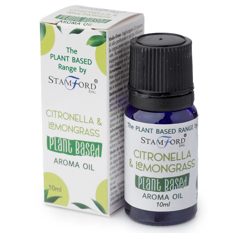 6x Plant Based Aroma Oil - Citronella Lemon Grass