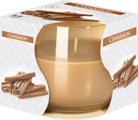 6x Scented Glass Jar Candle - Cinnamon