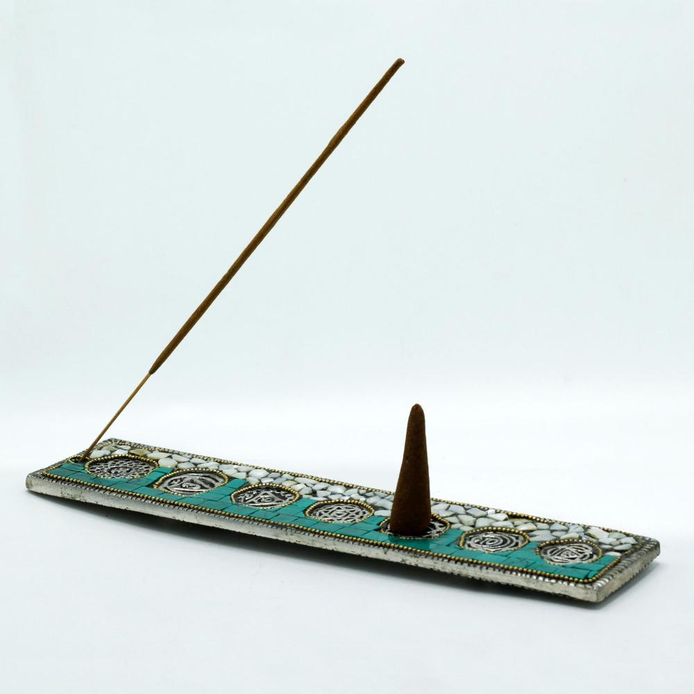 6x Seven Chakra Tibetan Decor Incense Holder