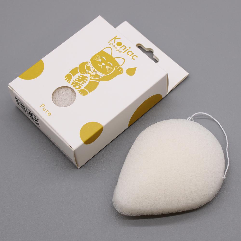 6x Teardrop Konjac Sponge - Natural - Sensitive Skin