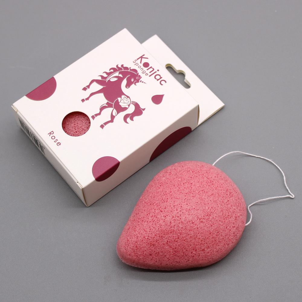 6x Teardrop Konjac Sponge - Rose - Anti-aging