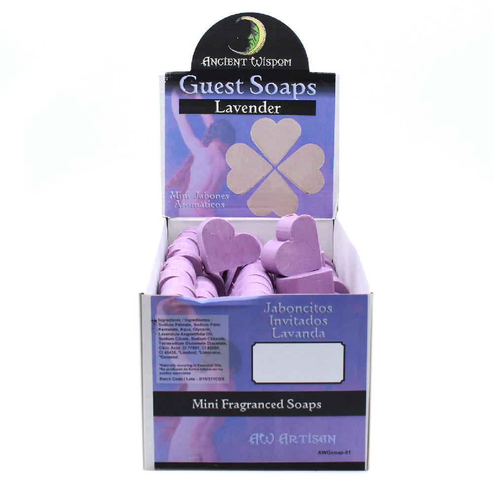 100x Heart Guest Soap - Lavender